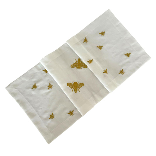 Yusufcuk İşlemeli Runner Beyaz